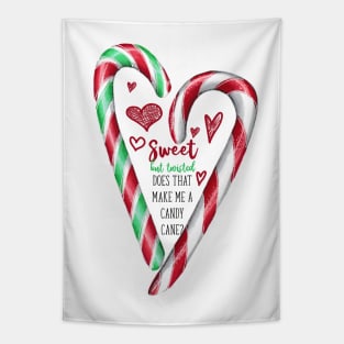 Christmas Candy Canes Tapestry