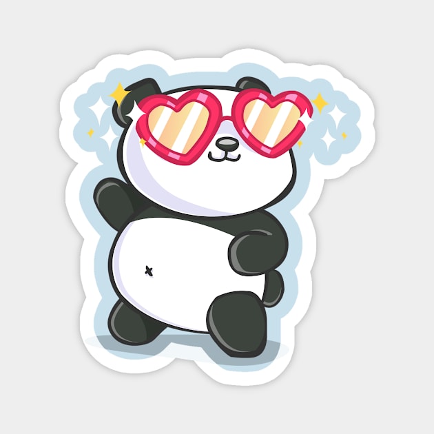 Fabulous Panda Magnet by AnishaCreations