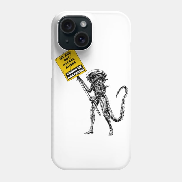 #BornOnNostromo Phone Case by Dicky