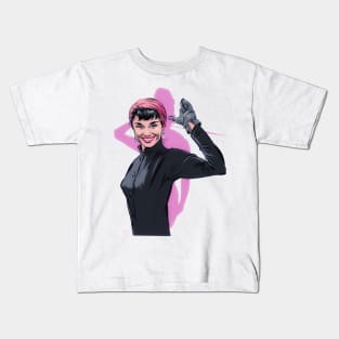 Lady Oscar White Kids T-Shirt by Pechane Sumie - Pixels