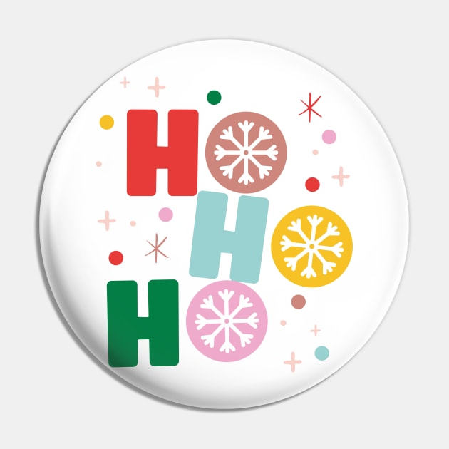 Hohoho Merry Christmas Pin by sugarcloudlb-studio