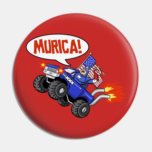 Captain Murica Pin by Scruffy_Nerd