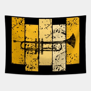 Retro Trumpet Tapestry