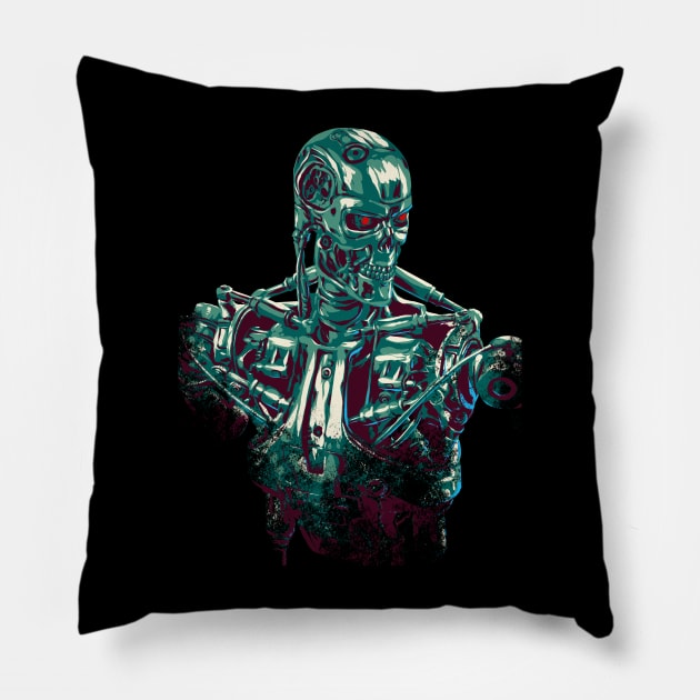 terminator Pillow by Kotolevskiy