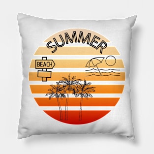 Retro Summer Pillow