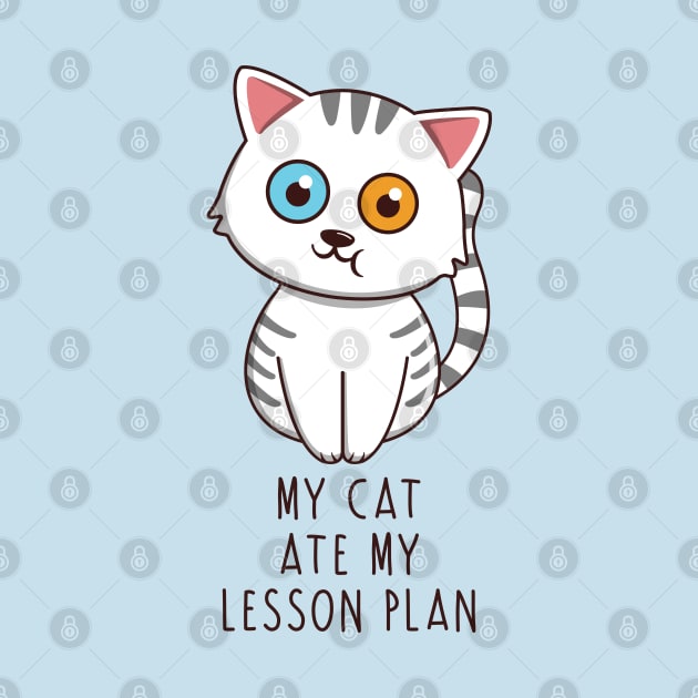 My Cat Ate My Lesson Plan by Luna Illustration