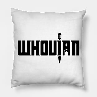 Whovian Blue Pillow