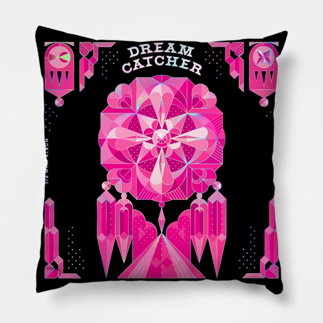 Dreamcatcher Alone In The City Album Pillow by hallyupunch