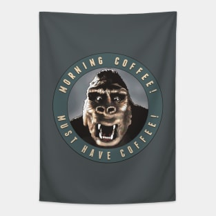 Coffee Kong v4 Tapestry