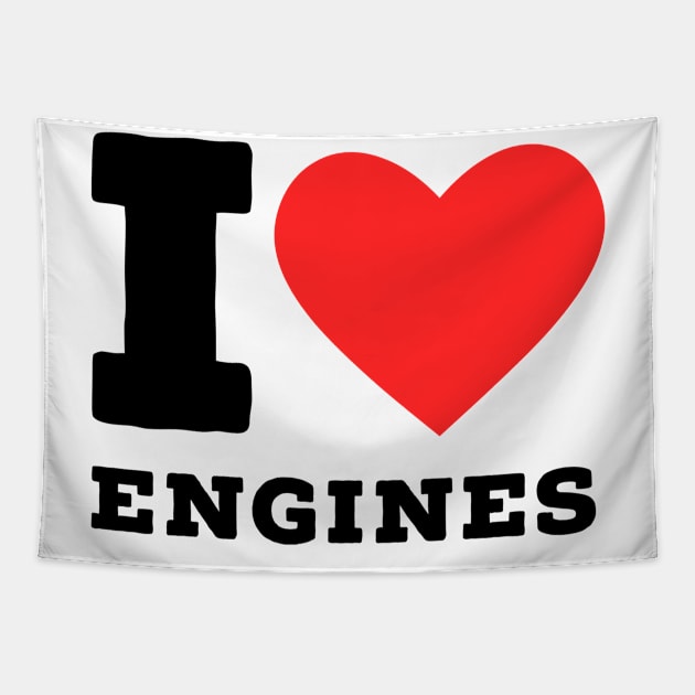 I love engines Tapestry by richercollections