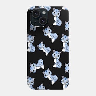 Happy Smiling Cat Pattern Phone Case