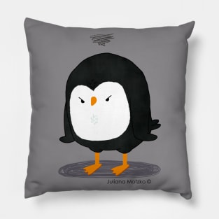 Grumpy Penguin 2 Pillow