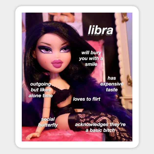 Libra bratz - Libra Bratz Doll - Sticker