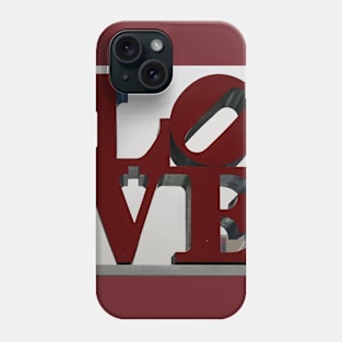 Love Philadelphia Sculpture Phone Case