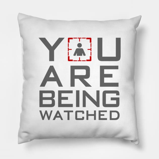 You Are Being Watched Limited Edition ! Pillow by trolov