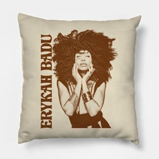 Sketch art - Erykah Badu Pillow