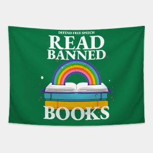 Defend Free Speech, Read Banned Books Tapestry
