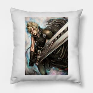 Impressive Fantasy Warrior Pillow