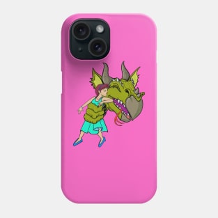 Dragon kiss from princess Phone Case