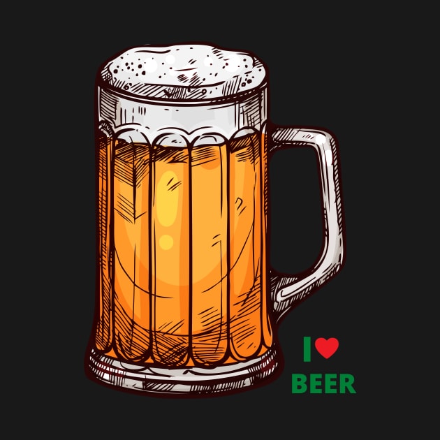 I love beer - a beer friend favorite design by OnuM2018