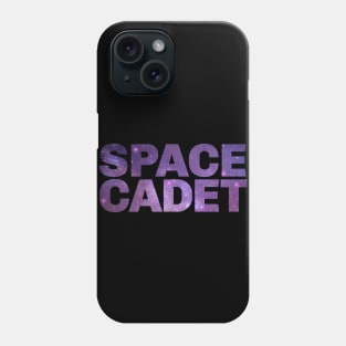 SPACE CADET funny astronomy design for a star gazer or astronaut Phone Case