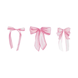 Three long pink bows T-Shirt