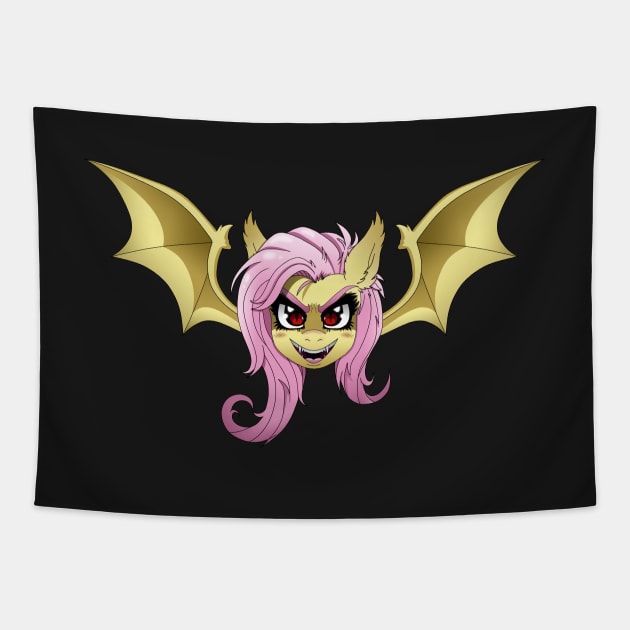 Flutterbat Tapestry by miqwib