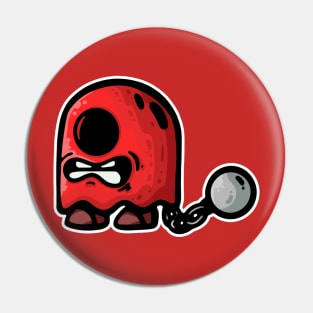 red ghost prisoner Pin