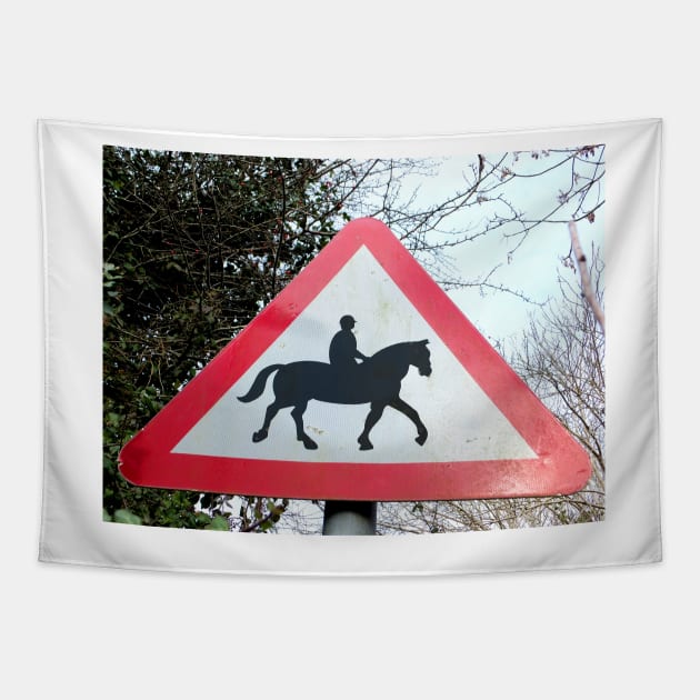 Horse Sign Tapestry by pinkal