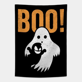 Retro Halloween Ghosts: Boo! Tapestry