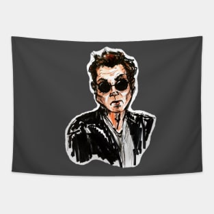 man in round sunglasses Tapestry