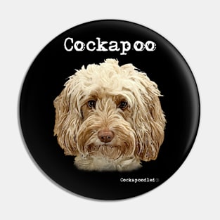 Golden Apricot Cockapoo / Spoodle and Doodle Dogs Pin