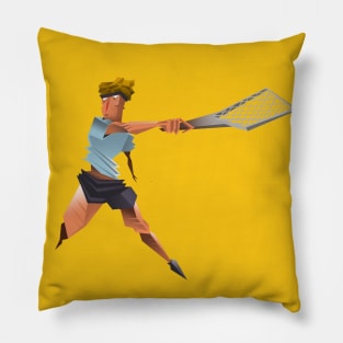 Tennis Player Pillow