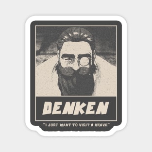 Denken Gloomy Halftone Fanart Design Magnet