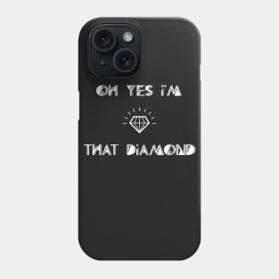 Seventeen/17 'Shining Diamond' Lyrics KPOP Oh yes I'm that diamond Phone Case