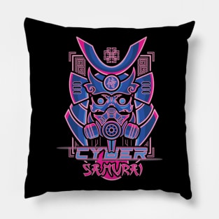 Cyber Samurai V2 Pillow