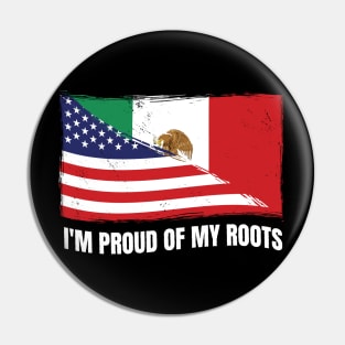 Proud Mexico Flag, Mexico gift heritage, Mexican girl Boy Friend Mexicano Chingona Pin