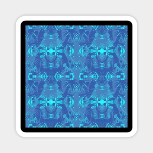 Abstract tropical pattern Magnet