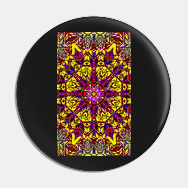 Abstract pattern, symmetrical 3 Pin by Hujer