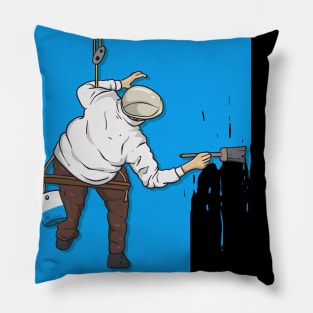 Funny Facade Painter - Wall Painters Gift Pillow