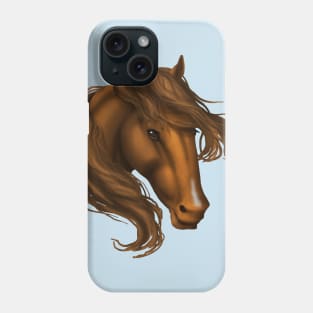 Horse Head - Chestnut Snip Phone Case