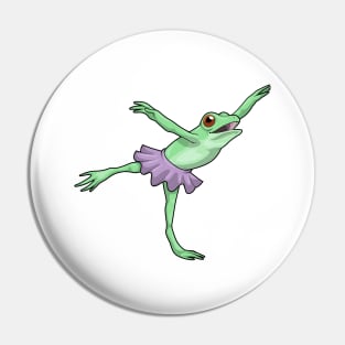 Frog Ballerina Ballet Dance Pin