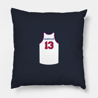 Wilt Chamberlain Philadelphia Jersey Qiangy Pillow