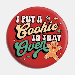 I Put A Cookie In That Oven Christmas Pregnancy Reveal Dad Pin