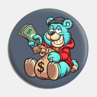 Money Bear Pin