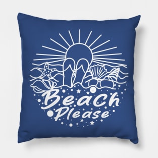 Beach Please Pillow