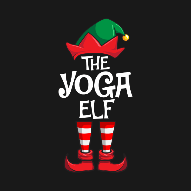 Yoga Elf Matching Family Christmas by hazlleylyavlda