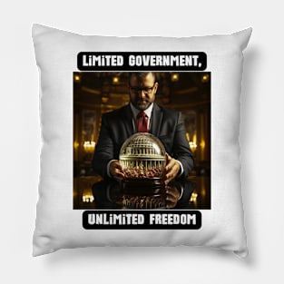 Limited Government, Unlimited Freedom Pillow