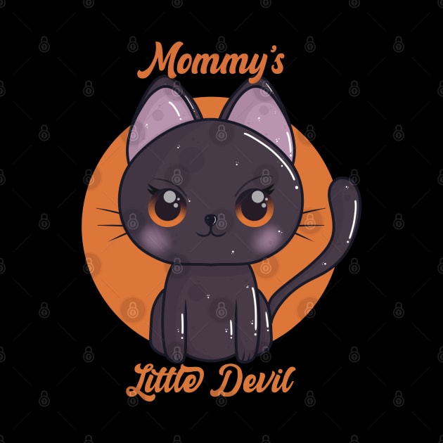 Mommy’s little devil cat design by LittleBearBlue