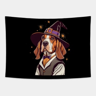 Basset Hound Pumpkin Tapestry